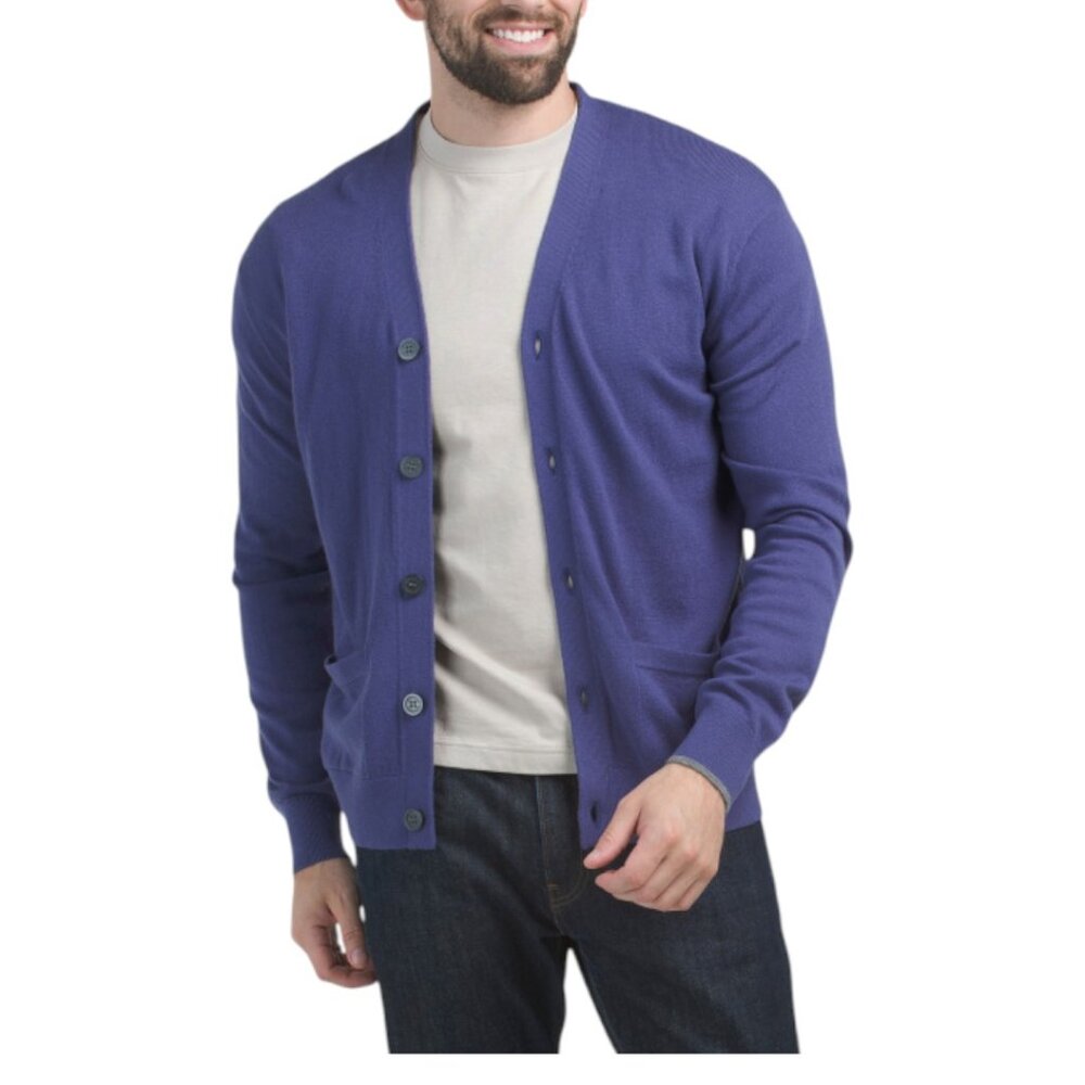 GREYSON Blue Cheyenne Cardigan Sweater